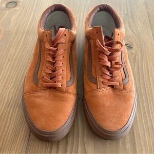 Vans Men's Burnt Orange Suede Sneakers